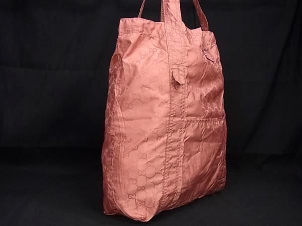 Gucci Bear Tote Pink Charm GG Bag Eco Handbag